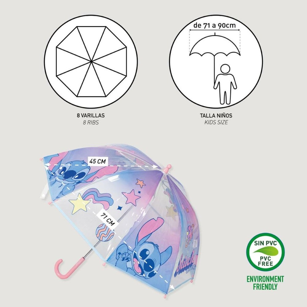 Umbrella Stitch Blue Ø 71 cm