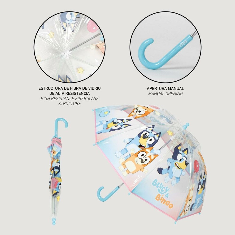Umbrella Bluey Blue Ø 71 cm