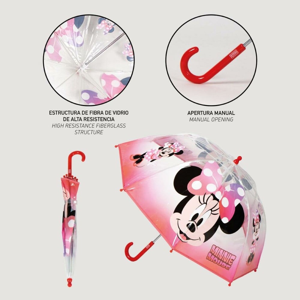 Umbrella Minnie Mouse Red Ø 71 cm