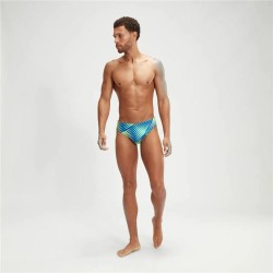 Herren-Slip Speedo Allover Digital Schwarz