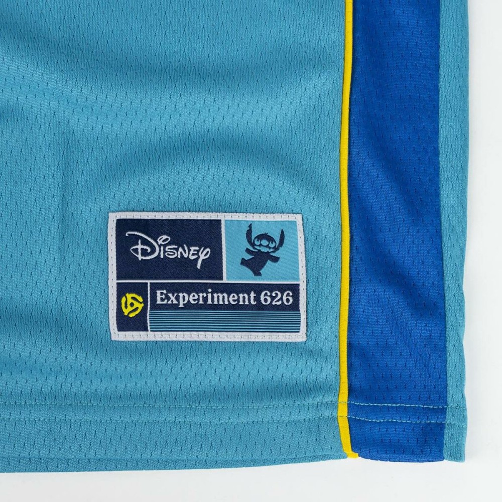 Basketball-T-Shirt Stitch Blau Unisex