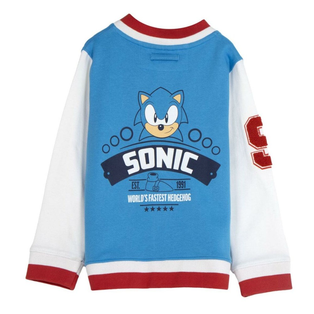 Jacke Für Kinder Sonic Blau