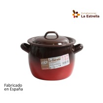 Kochtopf mit Deckel La Estrella Fuego ø 12 x 11 cm (4 Stück)