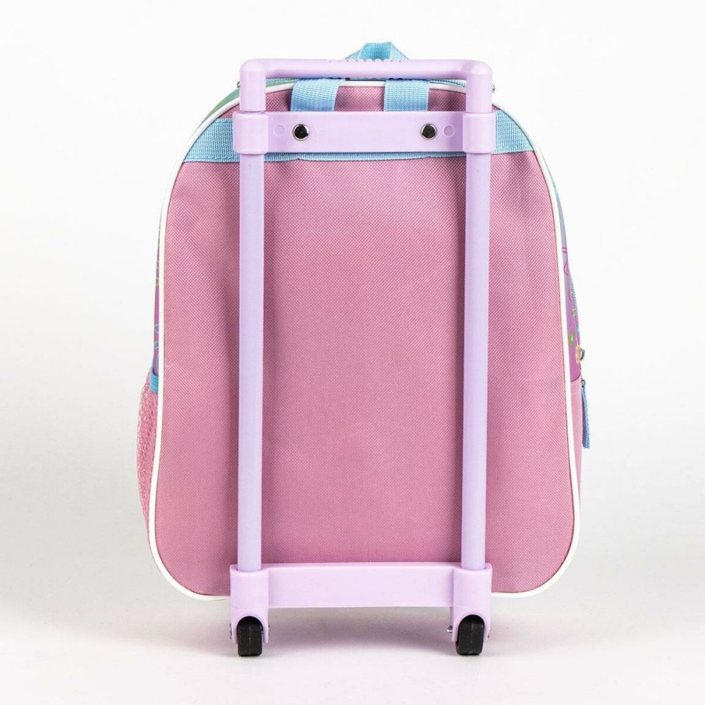 Schulrucksack 3D mit Rädern Gabby's Dollhouse Rosa