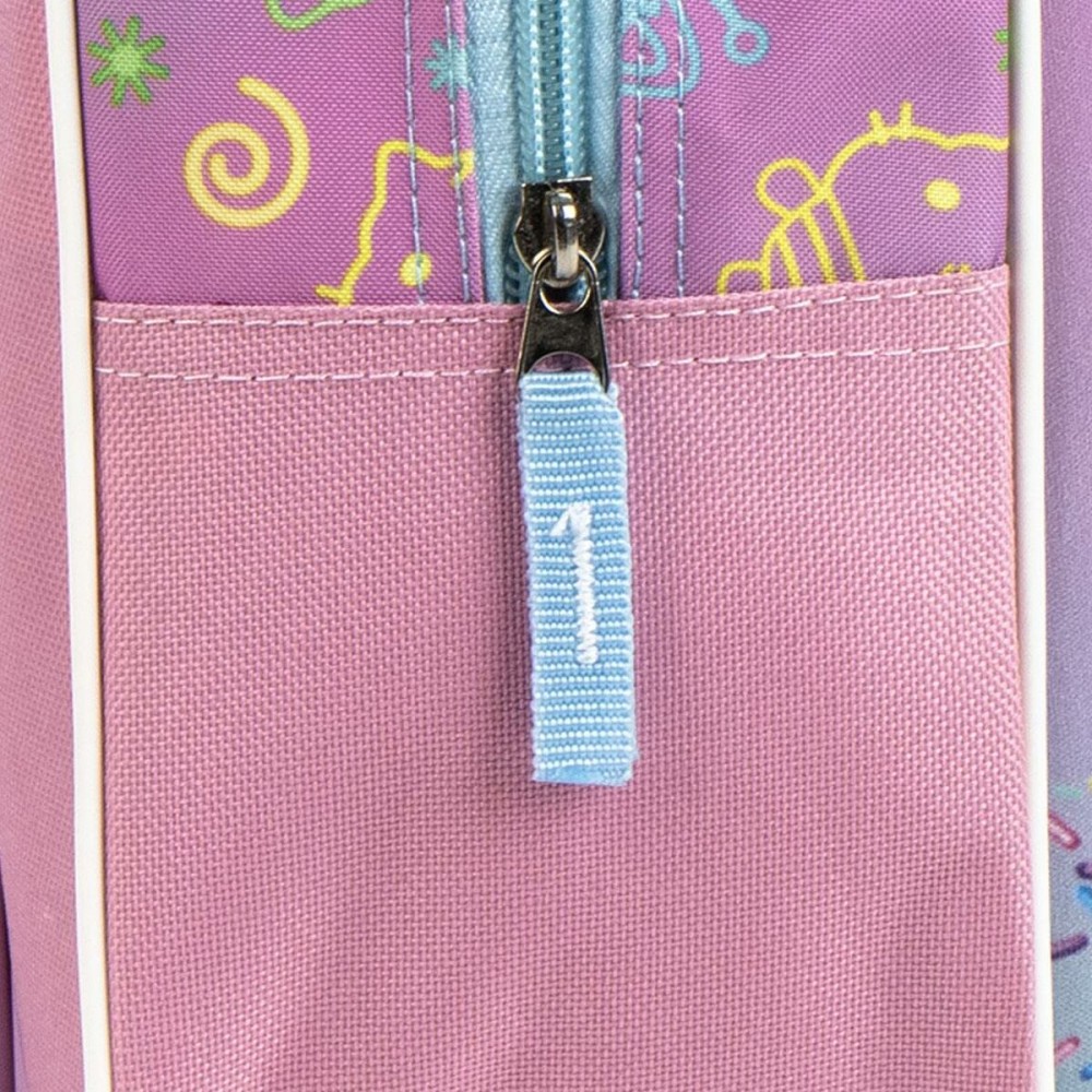 Schulrucksack 3D mit Rädern Gabby's Dollhouse Rosa