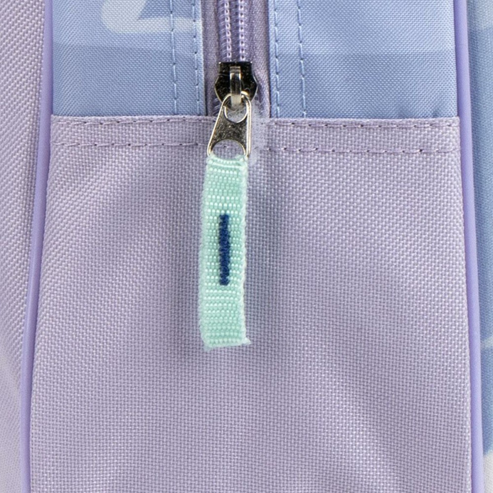 Schulrucksack 3D mit Rädern Frozen Lila