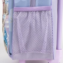 Schulrucksack 3D mit Rädern Frozen Lila