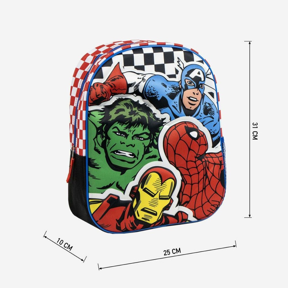 Cartable The Avengers Noir 25 x 31 x 10 cm