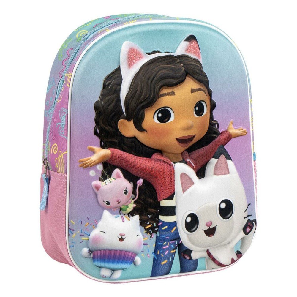Schulrucksack Gabby's Dollhouse Rosa 25 x 31 x 10 cm