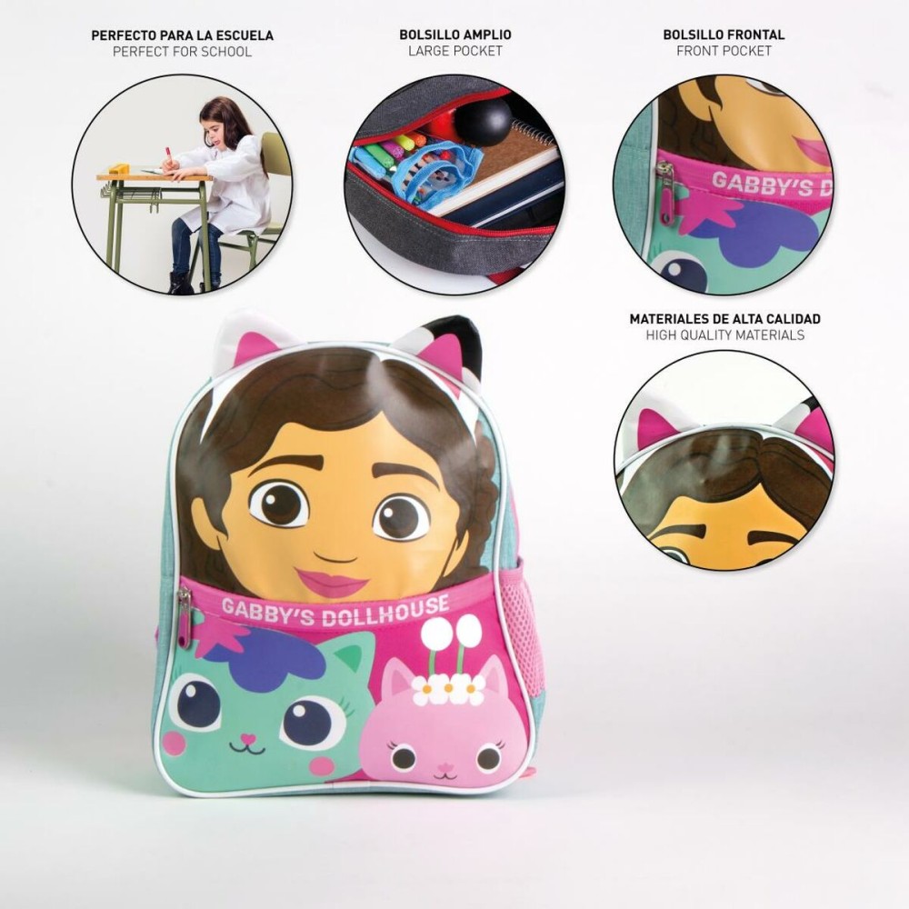 Schulrucksack Gabby's Dollhouse Lila 25 X 30 X 5 CM