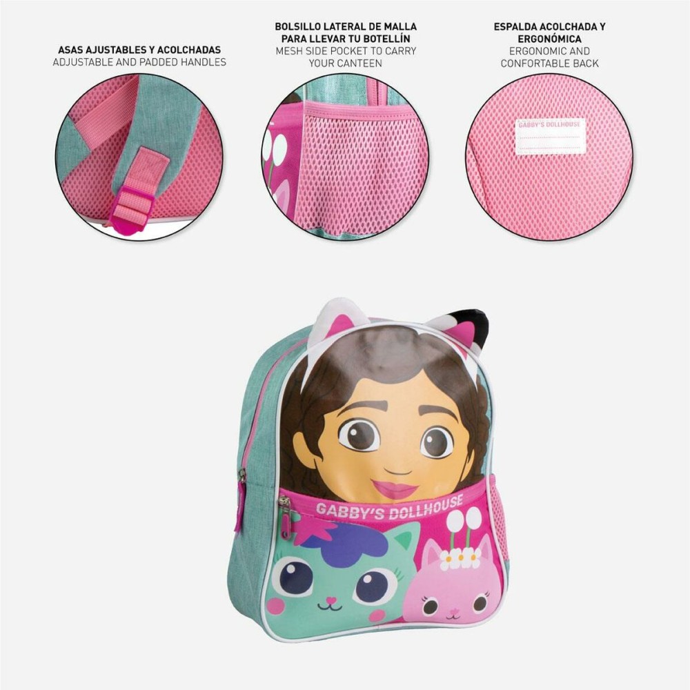 Schulrucksack Gabby's Dollhouse Lila 25 X 30 X 5 CM