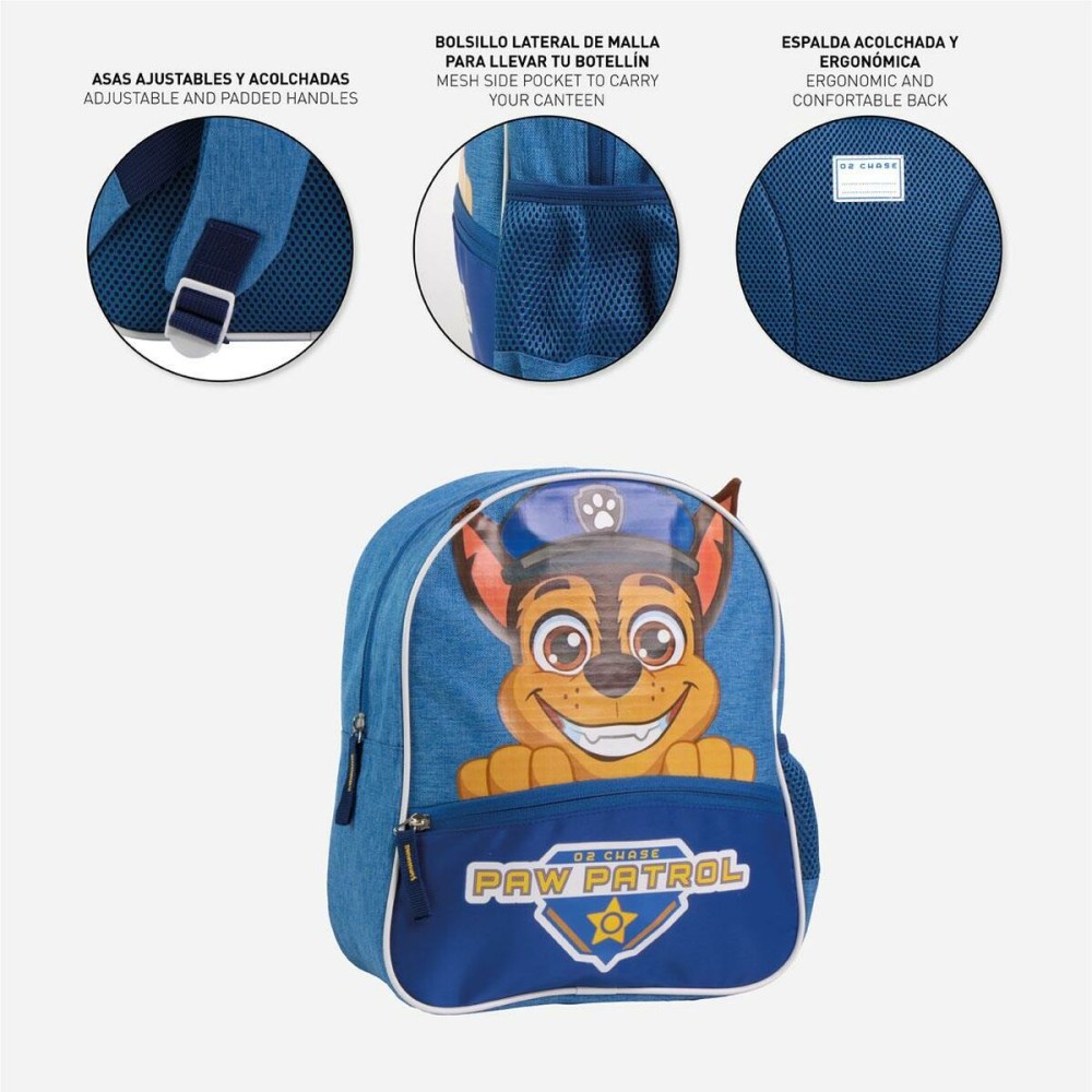 Schulrucksack The Paw Patrol Blau 25 X 30 X 5 CM