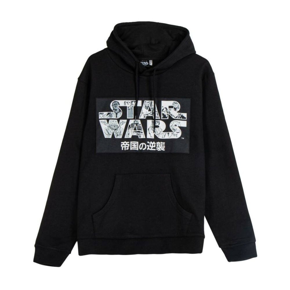 Herren Sweater mit Kapuze Star Wars Schwarz