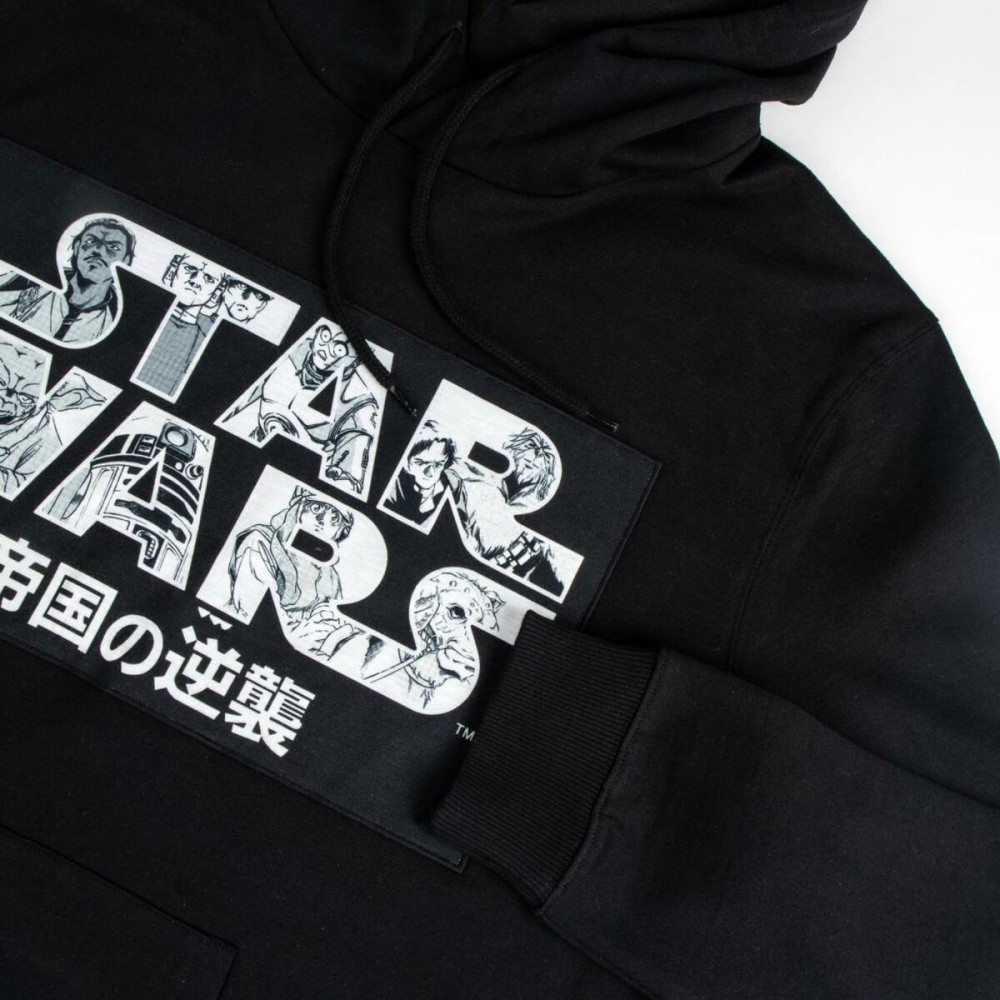 Herren Sweater mit Kapuze Star Wars Schwarz