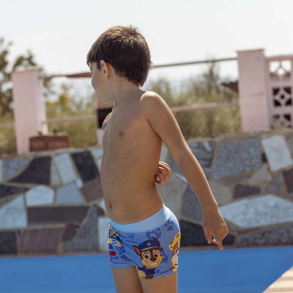 Boxer de Bain pour Enfants The Paw Patrol Bleu