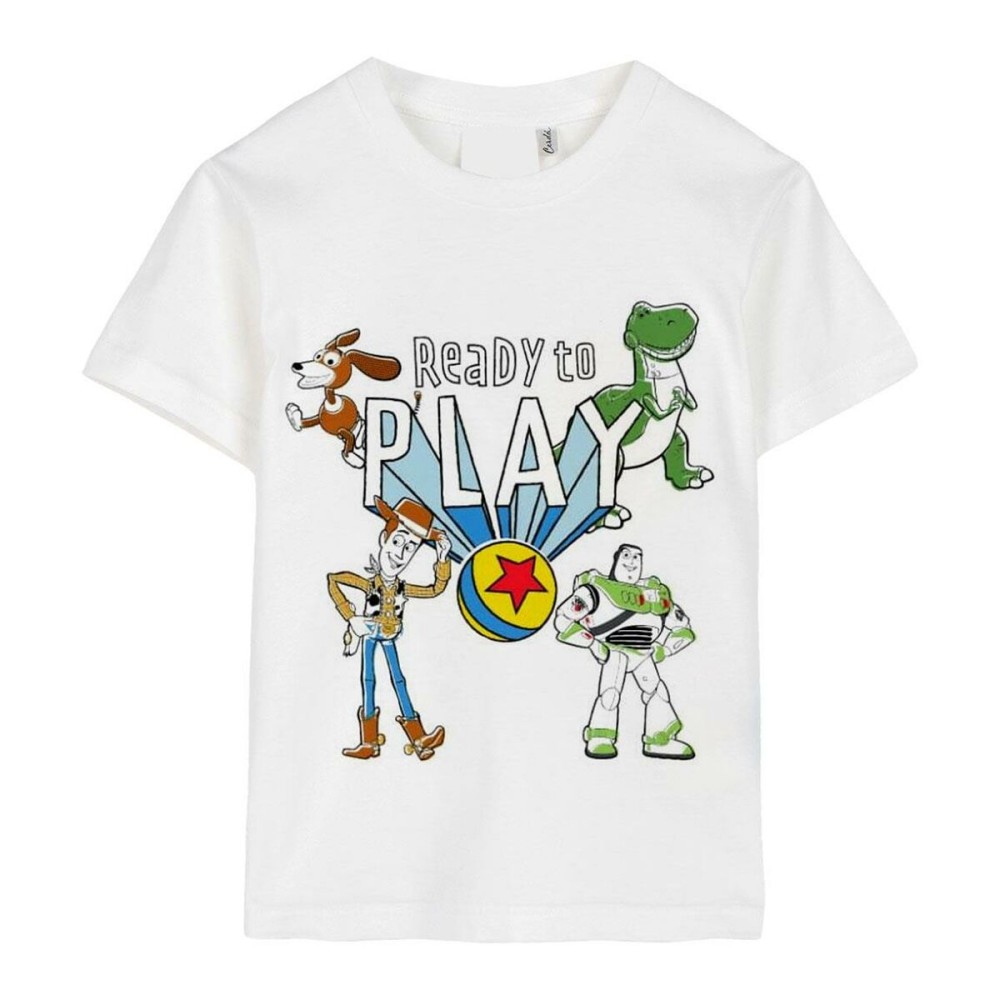 Child's Short Sleeve T-Shirt Toy Story White