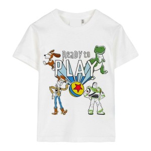 Child's Short Sleeve T-Shirt Toy Story White