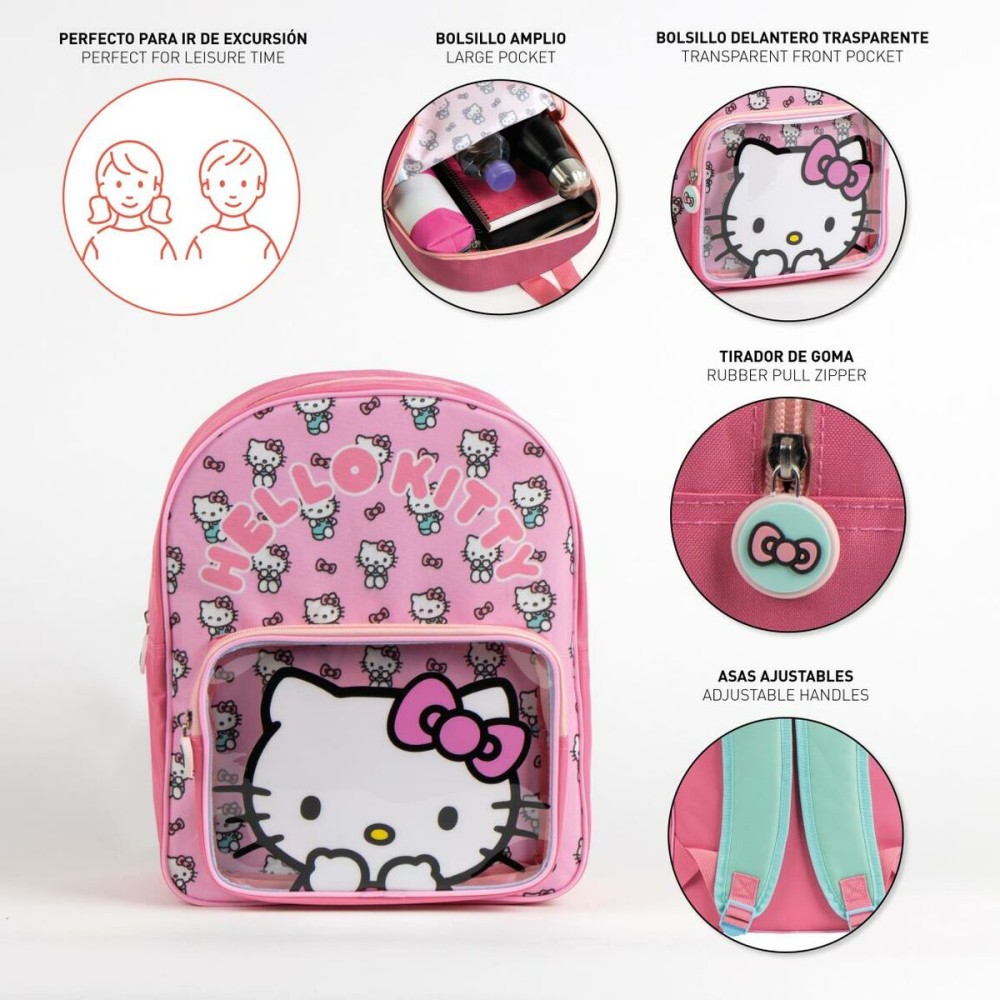 Cartable Hello Kitty Rose 25 x 31 x 14 cm