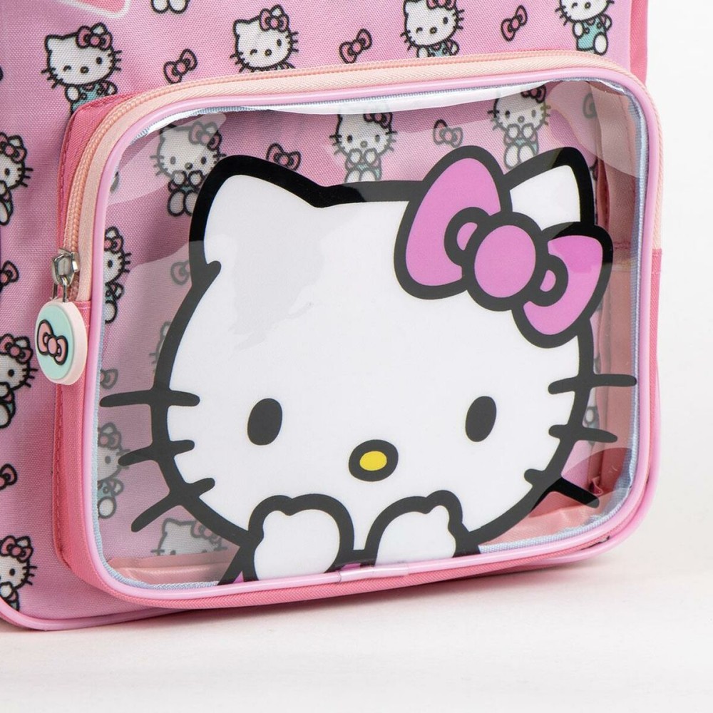 Schulrucksack Hello Kitty Rosa 25 x 31 x 14 cm