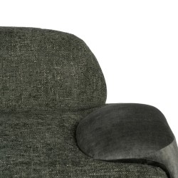 Sofa Green Wood Foam 180 x 92 x 70 cm