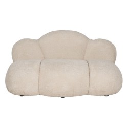 Canapé Beige Polyester Bois de pin 149 x 76 x 77 cm