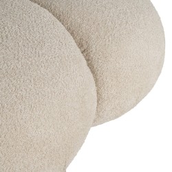 Canapé Beige Polyester Bois de pin 149 x 76 x 77 cm