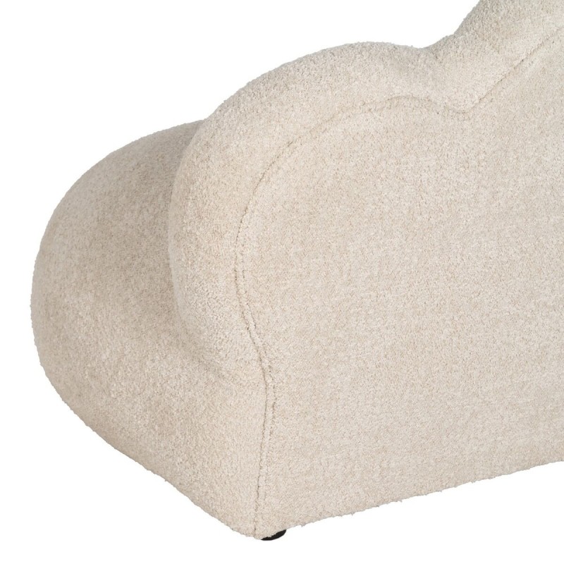 Canapé Beige Polyester Bois de pin 149 x 76 x 77 cm