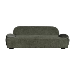 Sofa Green Wood Foam 222 x 92 x 70 cm