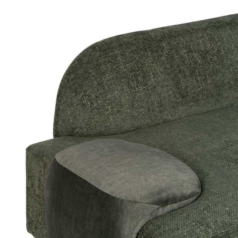 Sofa Green Wood Foam 222 x 92 x 70 cm