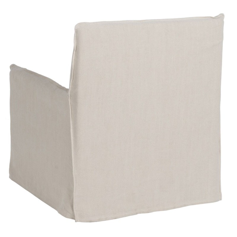 Fauteuil Crème Plume Bois de pin Foam 75 x 76 x 90,5 cm