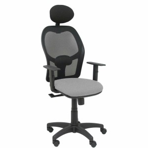 Bürostuhl mit Kopfstütze Alocén Piqueras y Crespo B10CRNC Hellgrau
