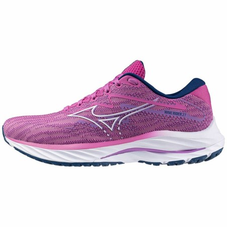 Chaussures de sport pour femme Mizuno Wave Rider 27 Rose clair