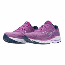 Chaussures de sport pour femme Mizuno Wave Rider 27 Rose clair