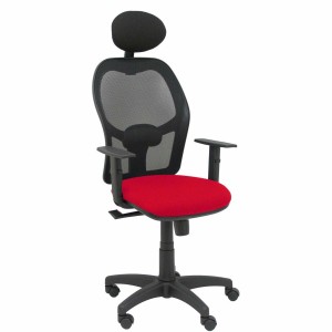Office Chair with Headrest Alocén Piqueras y Crespo B10CRNC Red