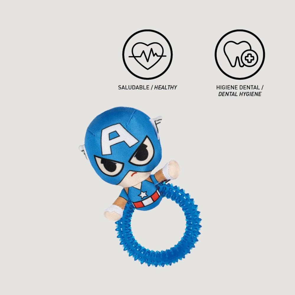 Dog toy The Avengers Blue 100 % polyester