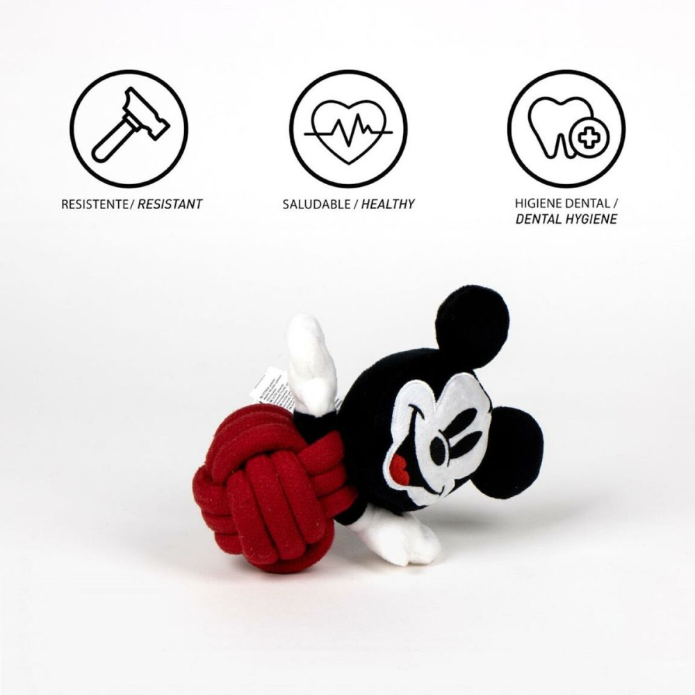 Hundespielzeug Mickey Mouse Rot Polyester Baumwolle