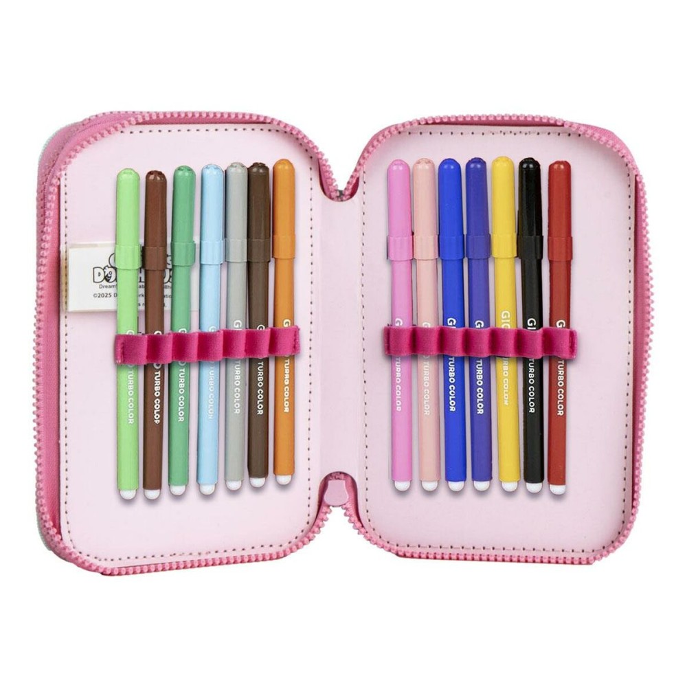 Trousse Scolaire avec Accessoires Gabby's Dollhouse Rose 41 x 58 x 3 cm