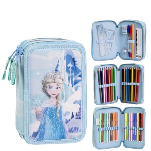 School Case with Accessories Frozen 41 x 58 x 3 cm