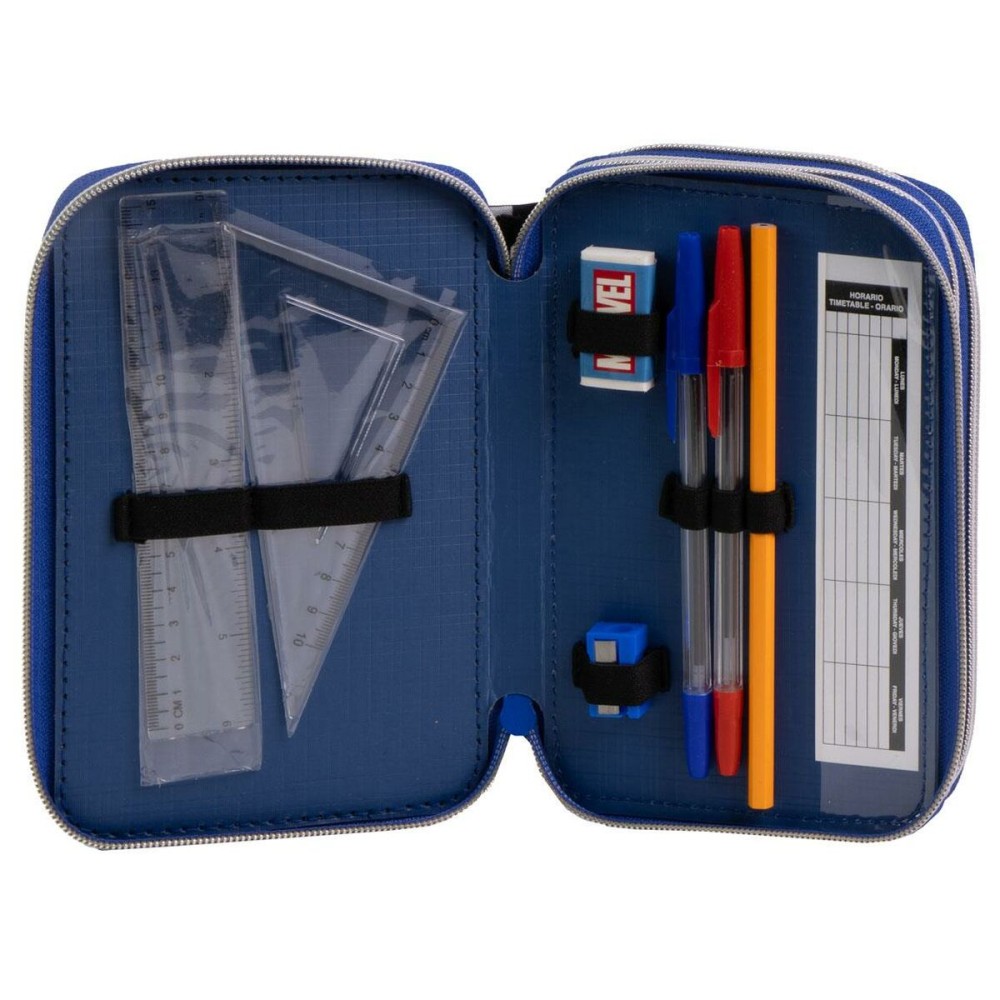 Trousse Scolaire avec Accessoires The Avengers Noir 41 x 58 x 3 cm