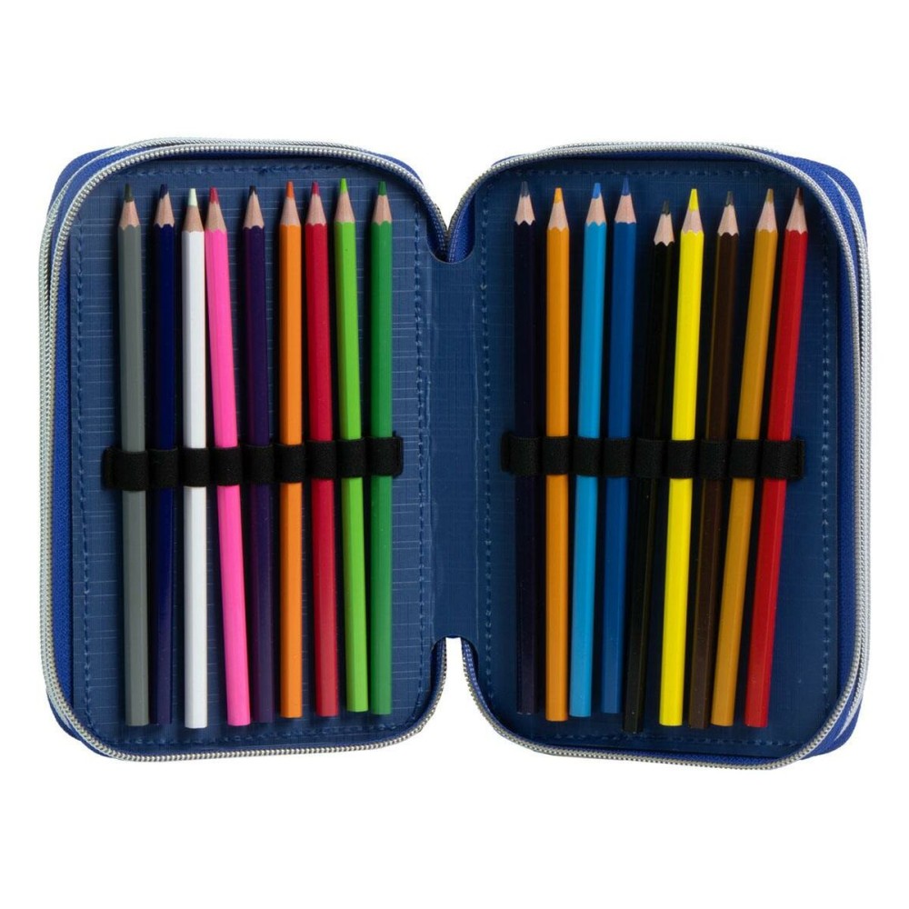 Trousse Scolaire avec Accessoires The Avengers Noir 41 x 58 x 3 cm