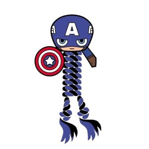 Dog chewing toy Marvel Blue 9,5 x 30 x 9,5 cm