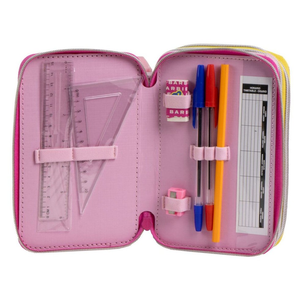 Trousse Scolaire avec Accessoires Barbie 41 x 58 x 3 cm