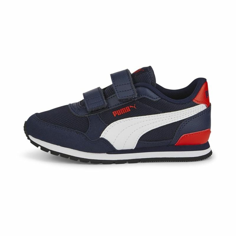 Running Shoes for Kids Puma ST Runner V3 Navy Blue