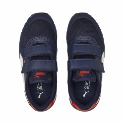 Running Shoes for Kids Puma ST Runner V3 Navy Blue