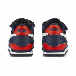 Running Shoes for Kids Puma ST Runner V3 Navy Blue