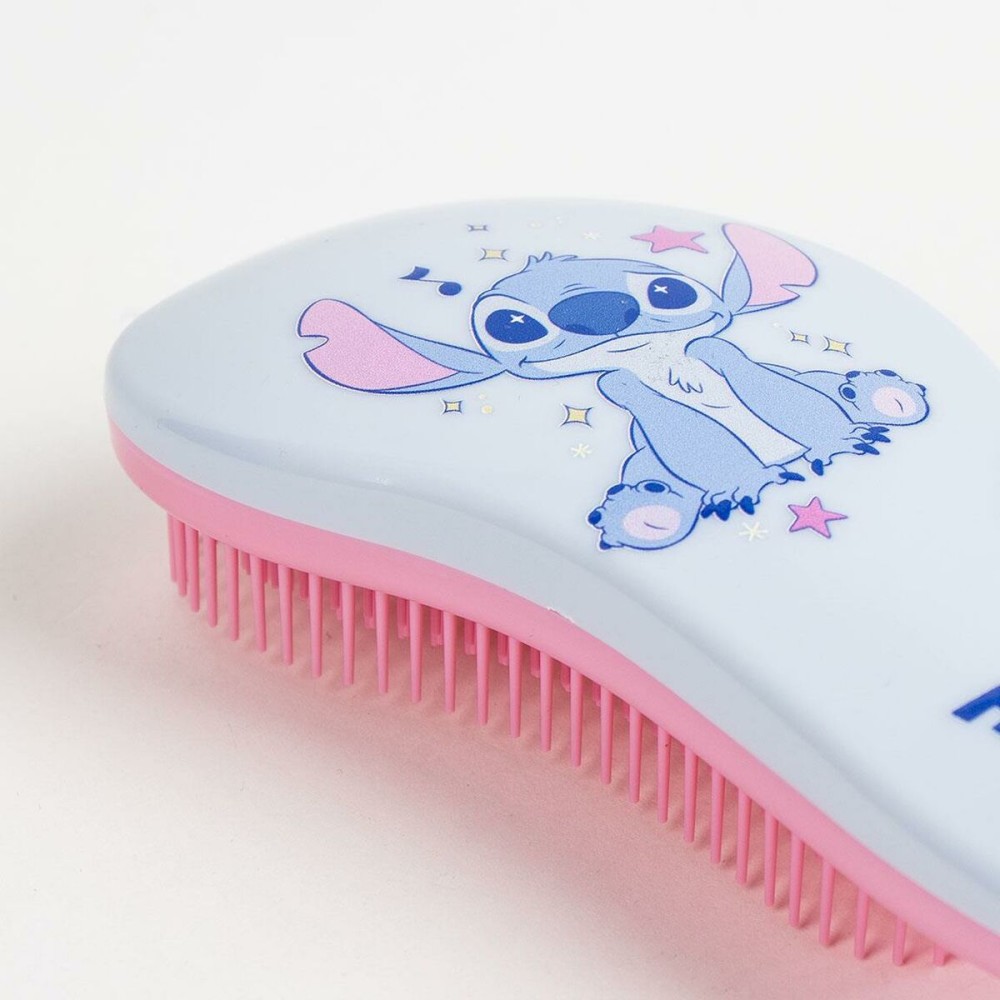 Brosse Démêlante Stitch Lila 100 % ABS