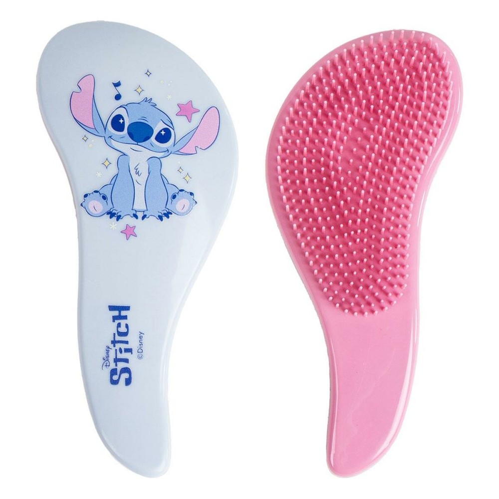Brosse Démêlante Stitch Lila 100 % ABS