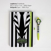 Ensemble de Papeterie Beetlejuice Blanc