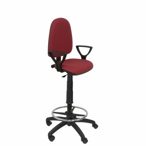 Tabouret Ayna bali Piqueras y Crespo T04CP Rouge Bordeaux PVC