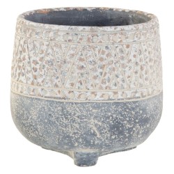 Cache-pot Gris Ciment 17,5 x 17,5 x 16,5 cm